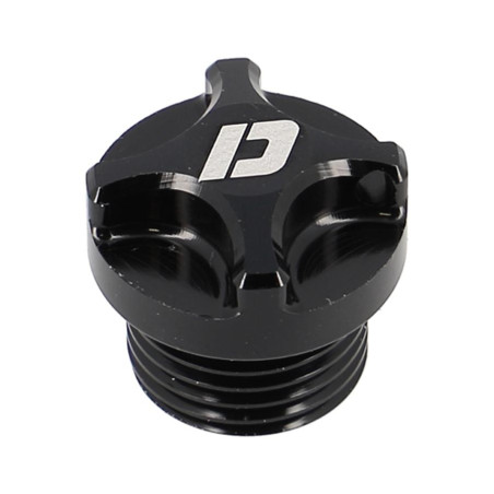 Doppler Black oil filler cap Derbi