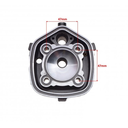 Piaggio / Gilera LC 70cc cylinder head black