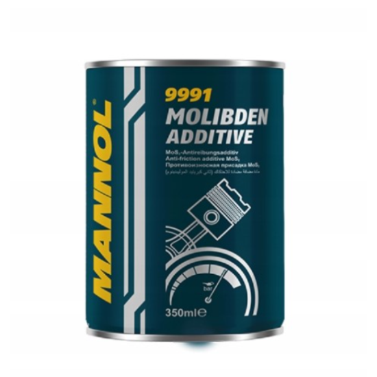 MANNOL MOLIBDEN ADDITIVE 350ML - priedas alyvai MOS2 (reduces friction) (9991)