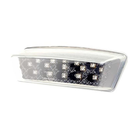 Yamaha Slider Tun'R Black Led tail light