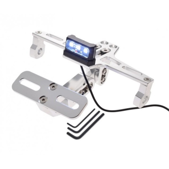 Universal license plate holder with lighting (various colors)