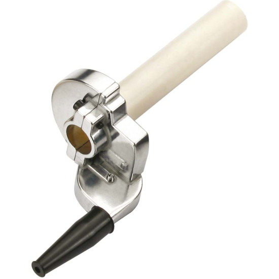 Accel short-stroke throttle grip (chrome)