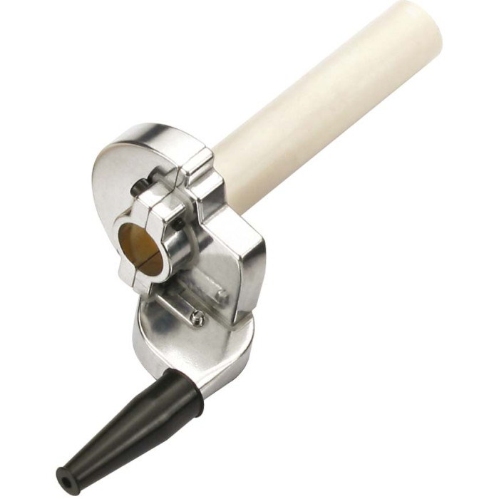 Accel short-stroke throttle grip (chrome)