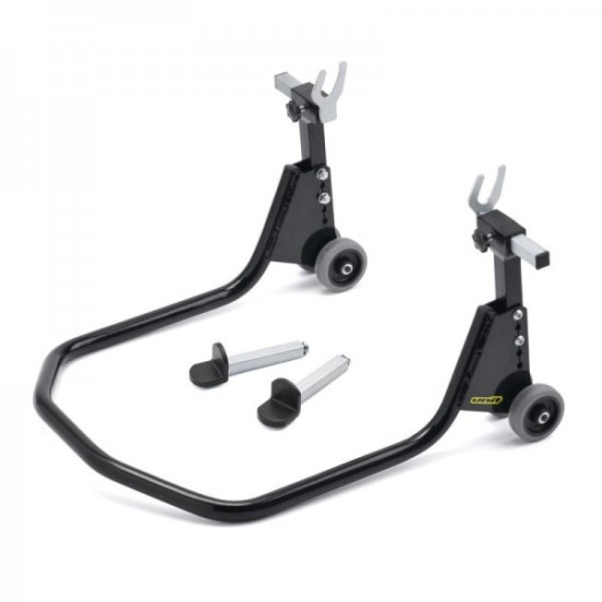 Motorcycle rear axle lift/stand