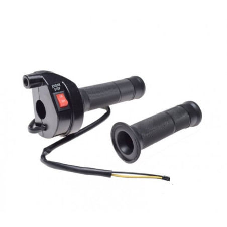 Gas handle with buttons