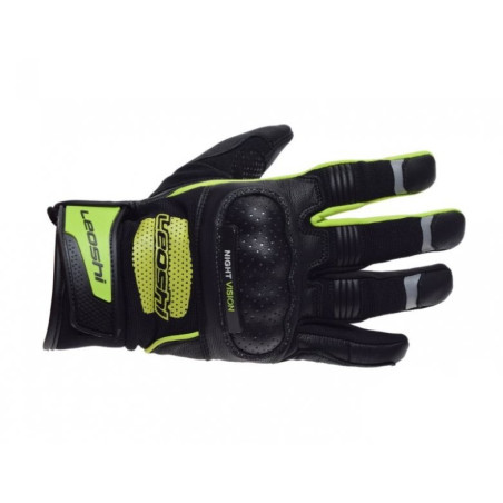 Gloves with protection, green, size L