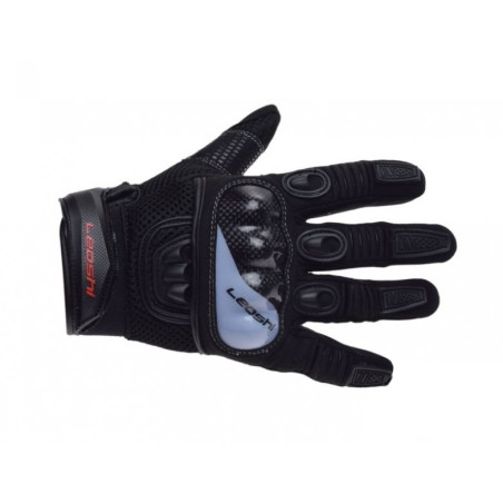 Gloves with protection, gray, size M