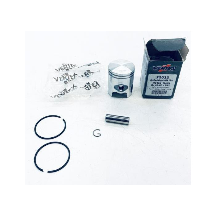 Vertex 40mm Minarelli 50cc PIN10 piston kit