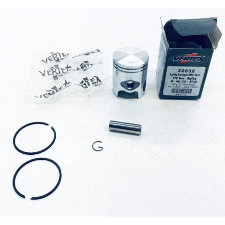 Vertex 40mm Minarelli 50cc PIN10 piston kit
