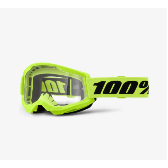 100 PERCENT STRATA 2 YELLOW - CLEAR LENS glasses