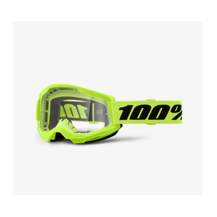 100 PERCENT STRATA 2 YELLOW - CLEAR LENS glasses