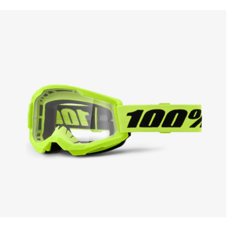 100 PERCENT STRATA 2 YELLOW - CLEAR LENS glasses
