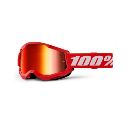 100 PERCENT STRATA 2 RED - MIRROR RED LENS glasses with mirrored lenses