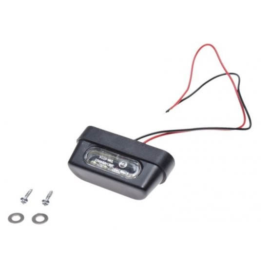 Number plate lighting with E11 marking