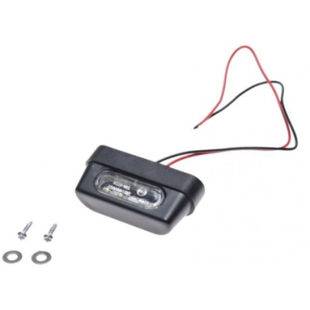 Number plate lighting with E11 marking