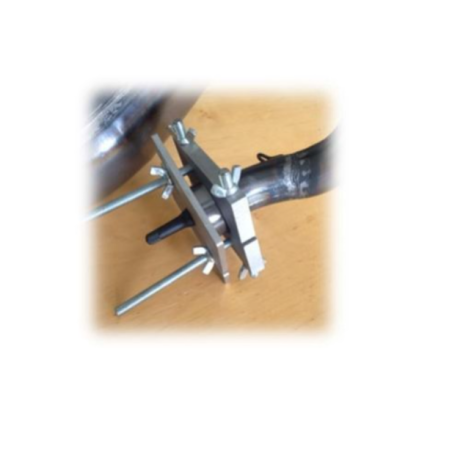 Muffler straightening tool 2T