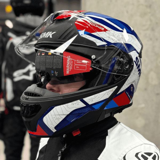 SMK flip-up helmet, size M