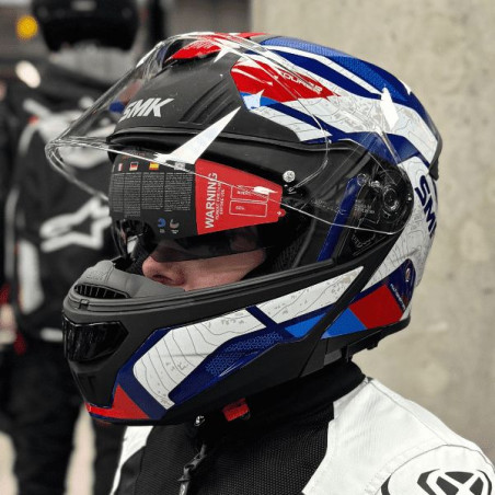 SMK flip-up helmet, size M