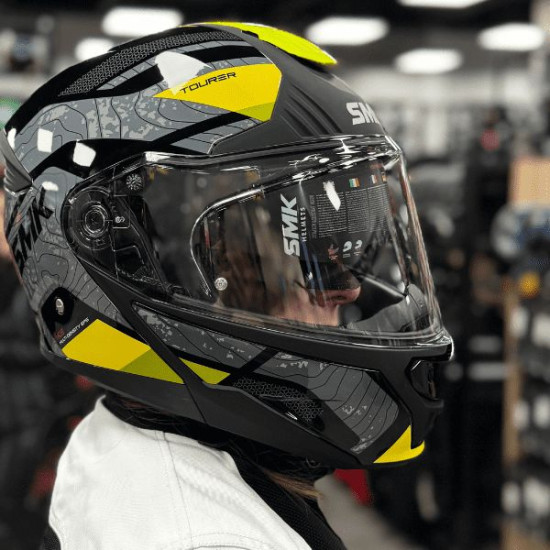 SMK flip-up helmet, size M