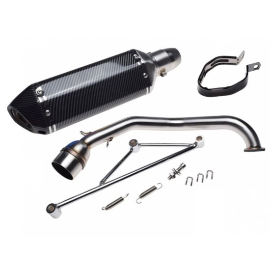 GY6 4T 125 sports muffler