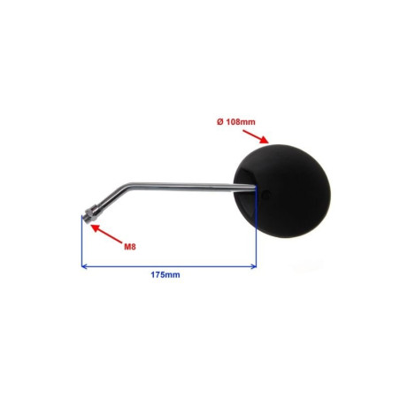 Mirrors with M8 thread (2pcs.)