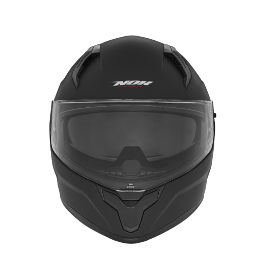 NOX glossy/black helmet with sunglasses, size L