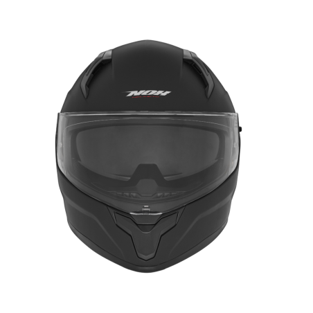 NOX glossy/black helmet with sunglasses, size L