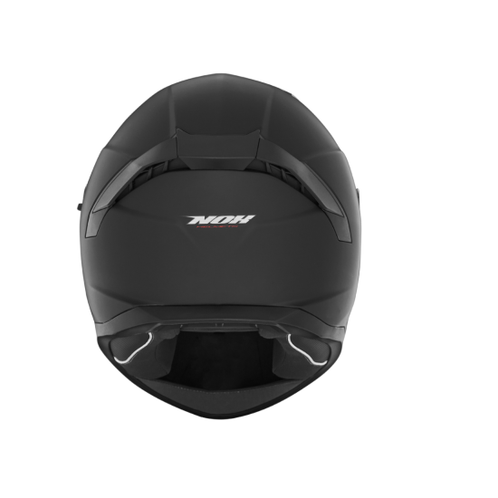 NOX glossy/black helmet with sunglasses, size L