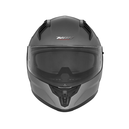 NOX grey/matte helmet with sunglasses, size L