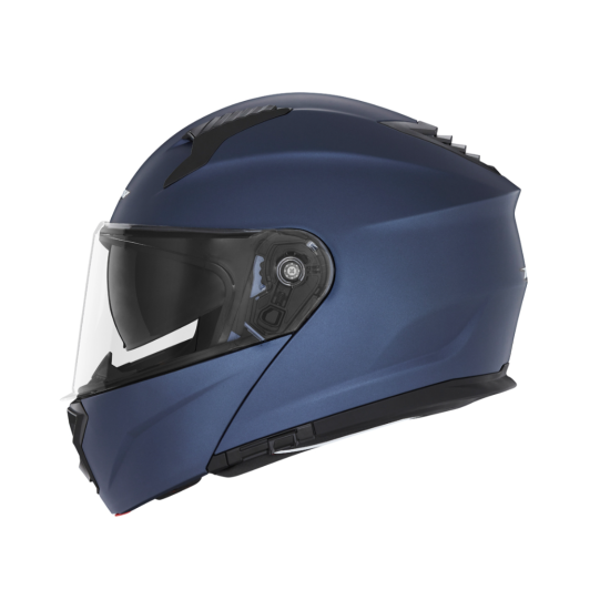 NOX blue/matte flip-up helmet, size M
