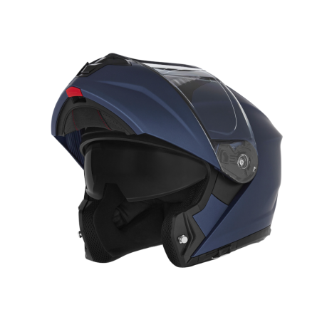 NOX blue/matte flip-up helmet, size M