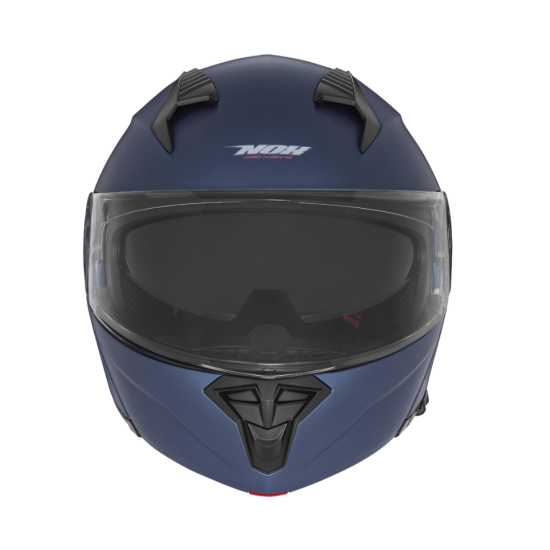 NOX blue/matte flip-up helmet, size M