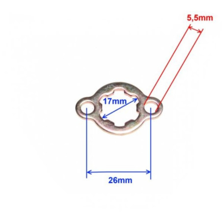 Front sprocket lock