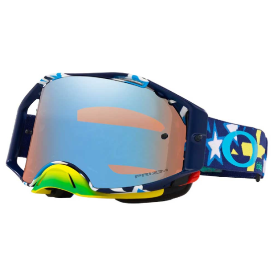 Oakley Airbrake MX Troy Lee Blue Banner glasses