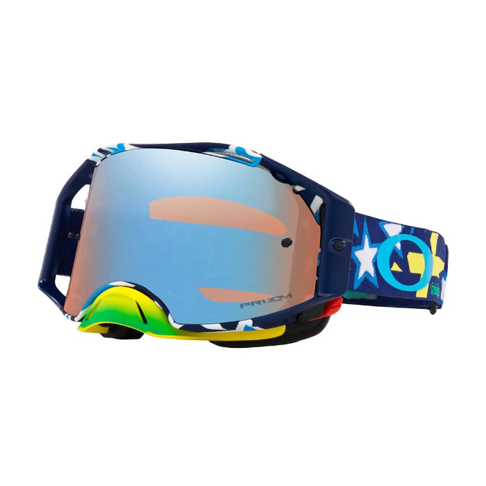 Oakley Airbrake MX Troy Lee Blue Banner glasses