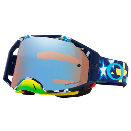 Oakley Airbrake MX Troy Lee Blue Banner akiniai