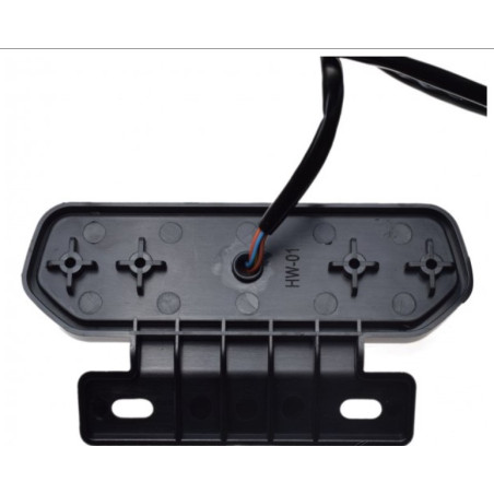 Universal LED taillight with integrated turn signals, without E-marking