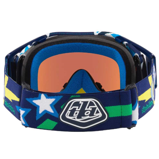 Oakley Airbrake MX Troy Lee Blue Banner glasses