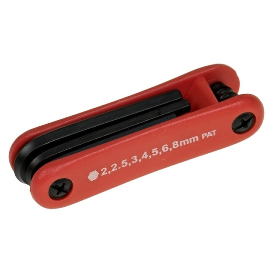 Hexagon key set 2mm - 8mm