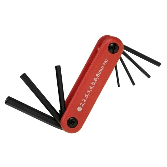 Hexagon key set 2mm - 8mm