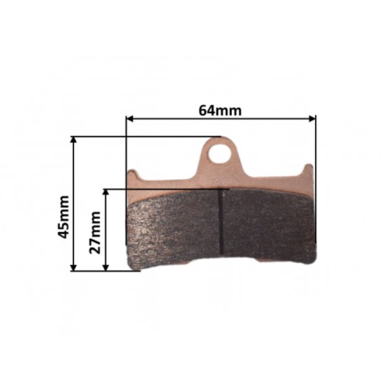 CF MOTO rear brake pads