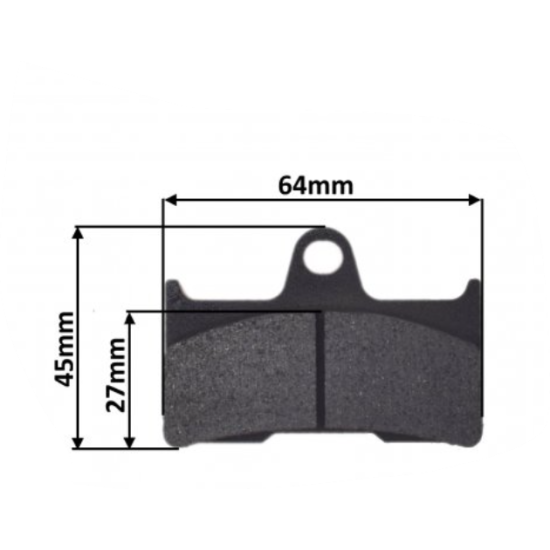 CF MOTO rear brake pads