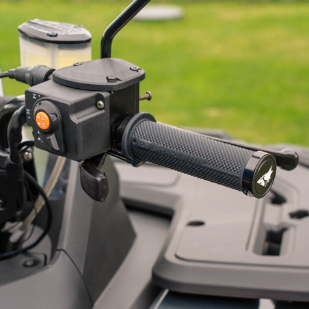 SHARK 4ZONE heated grips with heated throttle grip for ATV