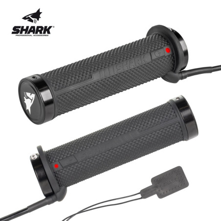 SHARK 4ZONE heated grips with heated throttle grip for ATV