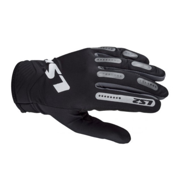 LS2 BEND men's gloves BLACK GREY