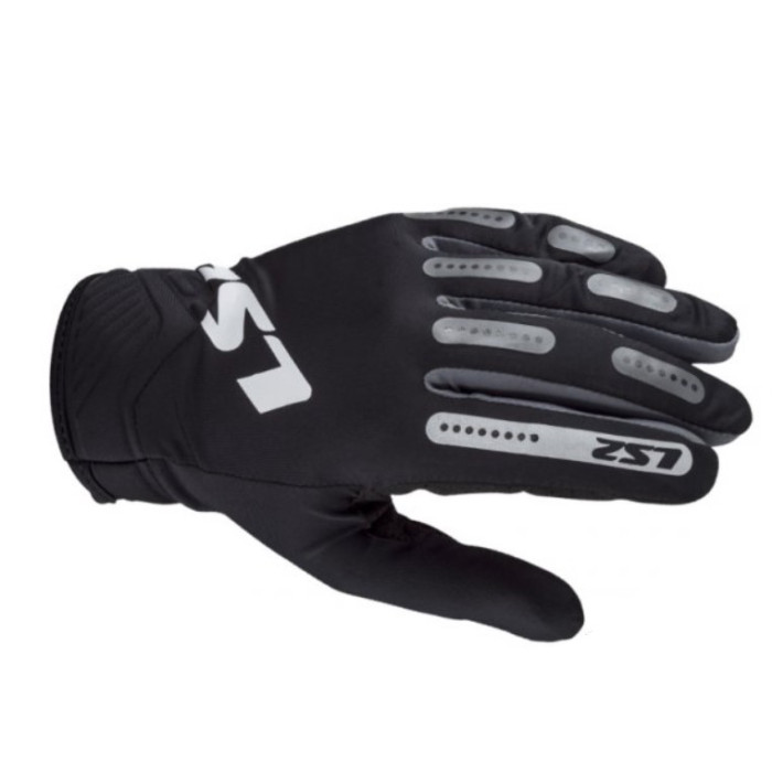 LS2 BEND men's gloves BLACK GREY