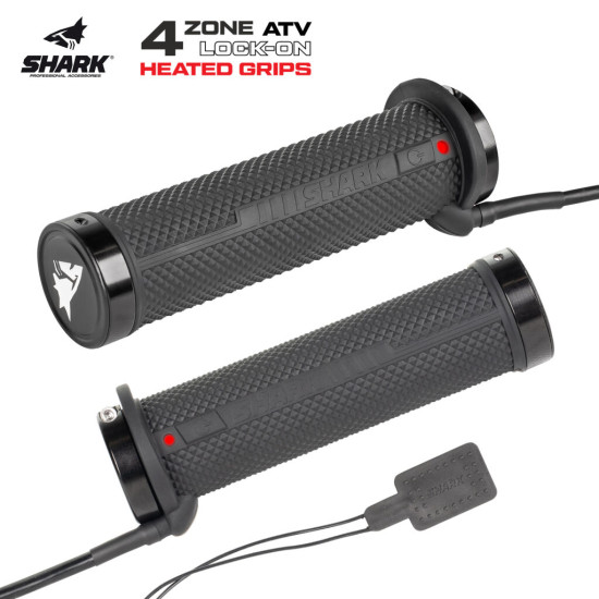 SHARK 4ZONE heated grips with heated throttle grip for ATV