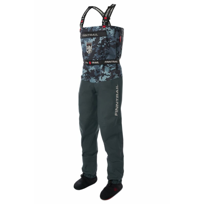 Waders Finntrail ENDURO CamoGrey 1525, size L