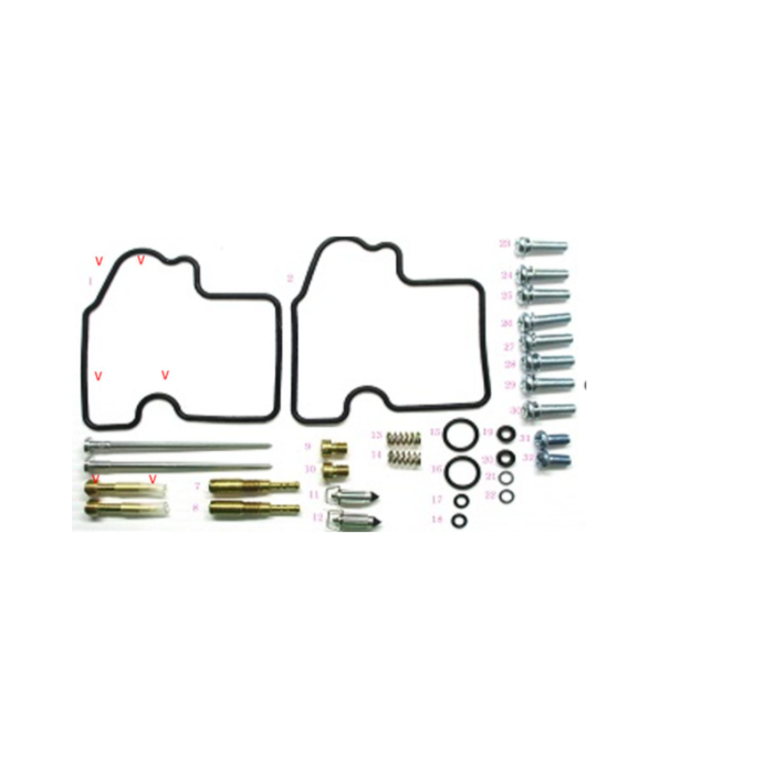 BEARING WORX karbiuratoriaus remontinis komplektas KAWASAKI KVF 750 BRUTE FORCE '05-'07 (26-1217)