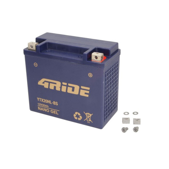 4RIDE gel battery YTX20HL-BS